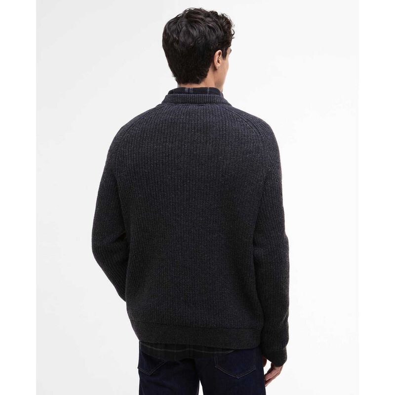 Barbour International Chester Crew Knit Jumper image number 1